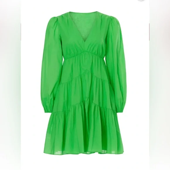 Beautiful Trina Turk green dress. Perfect for Spring and Summer.
#trinaturk - Picture 3 of 11